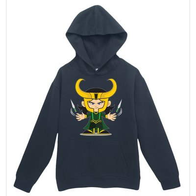 Cute Knives Cartoon Person God of Mischief Urban Pullover Hoodie