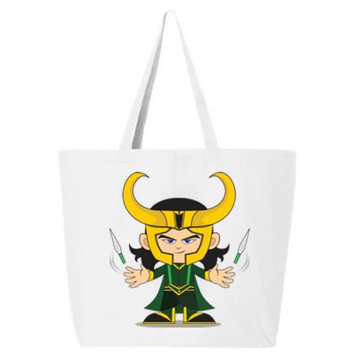 Cute Knives Cartoon Person God of Mischief 25L Jumbo Tote