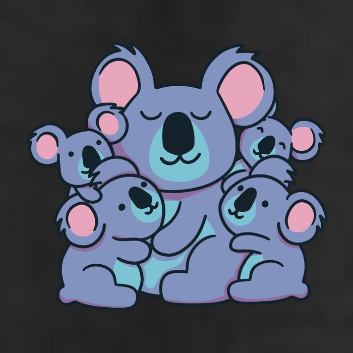 Cute Koala Family Cool Comfort Performance Bucket Hat