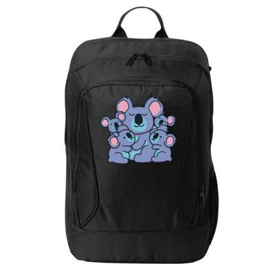 Cute Koala Family City Backpack