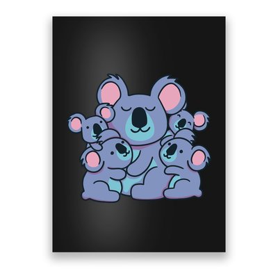 Cute Koala Family Poster