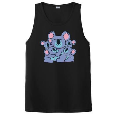 Cute Koala Family PosiCharge Competitor Tank