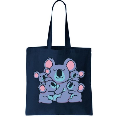 Cute Koala Family Tote Bag