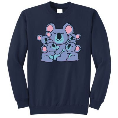 Cute Koala Family Tall Sweatshirt