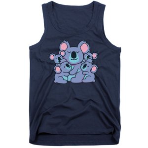 Cute Koala Family Tank Top