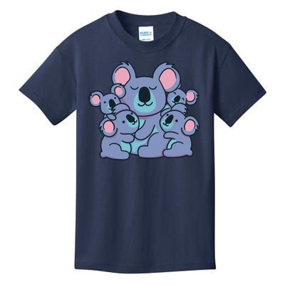 Cute Koala Family Kids T-Shirt