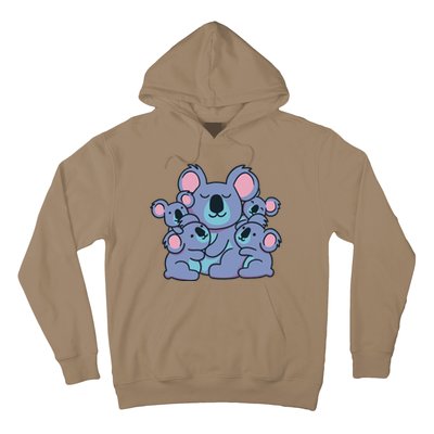 Cute Koala Family Hoodie