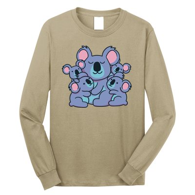 Cute Koala Family Long Sleeve Shirt