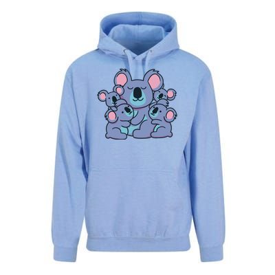 Cute Koala Family Unisex Surf Hoodie