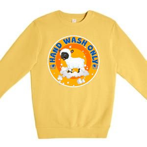 Cute Lamb Sheep Hand Wash Only Premium Crewneck Sweatshirt