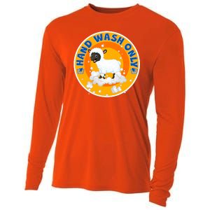 Cute Lamb Sheep Hand Wash Only Cooling Performance Long Sleeve Crew