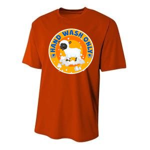 Cute Lamb Sheep Hand Wash Only Performance Sprint T-Shirt