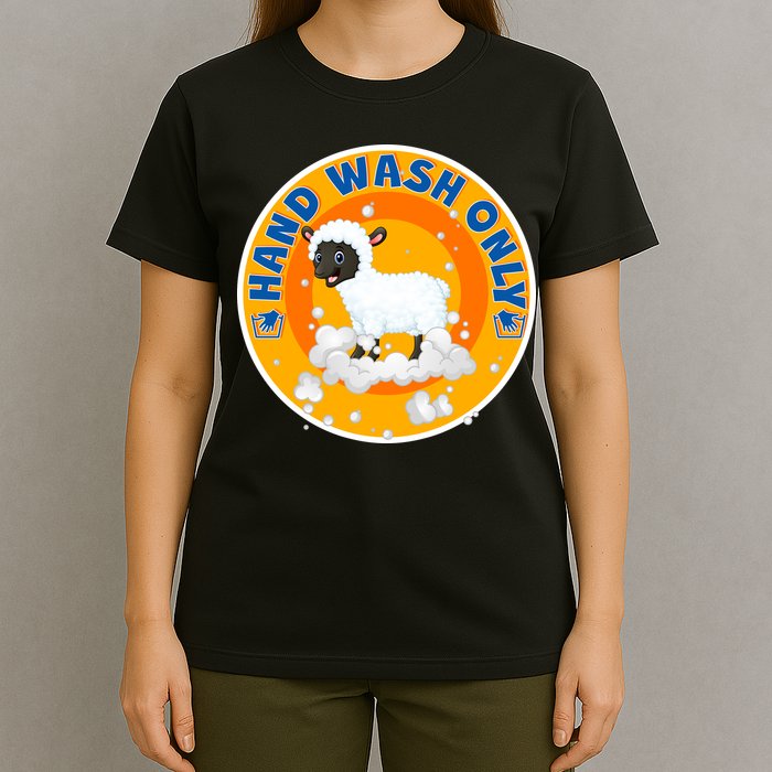 Cute Lamb Sheep Hand Wash Only T-Shirt