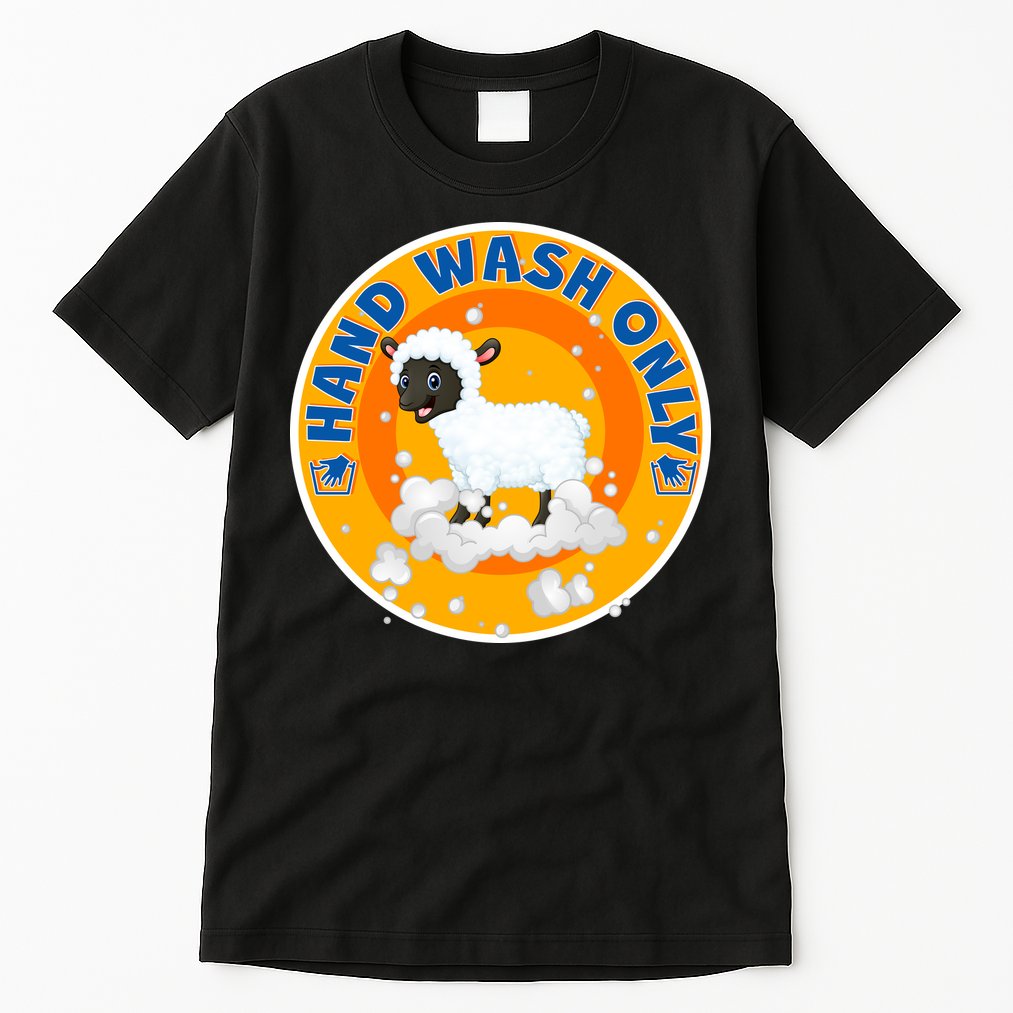 Cute Lamb Sheep Hand Wash Only Tall T-Shirt