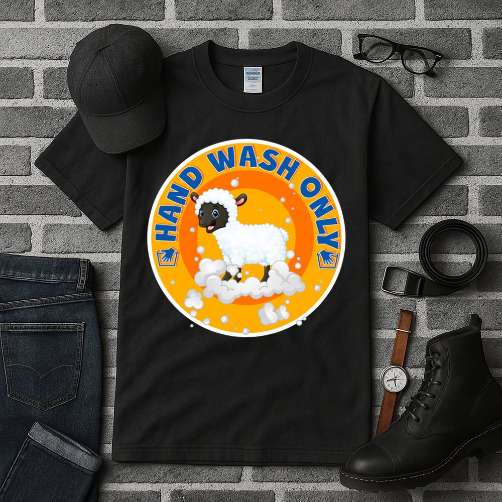 Cute Lamb Sheep Hand Wash Only Tall T-Shirt