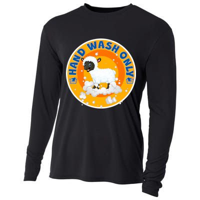 Cute Lamb Sheep Hand Wash Only Cooling Performance Long Sleeve Crew