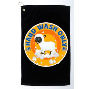 Cute Lamb Sheep Hand Wash Only Platinum Collection Golf Towel