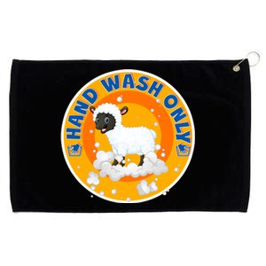 Cute Lamb Sheep Hand Wash Only Grommeted Golf Towel