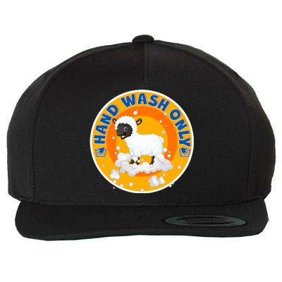 Cute Lamb Sheep Hand Wash Only Wool Snapback Cap