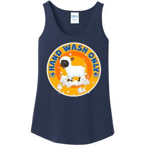 Cute Lamb Sheep Hand Wash Only Ladies Essential Tank