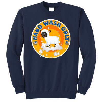 Cute Lamb Sheep Hand Wash Only Tall Sweatshirt