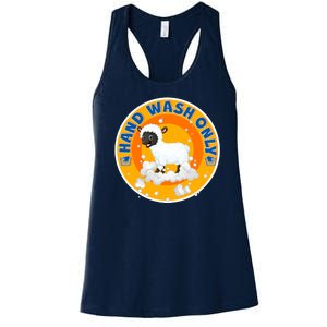 Cute Lamb Sheep Hand Wash Only Women's Racerback Tank