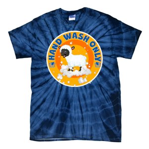 Cute Lamb Sheep Hand Wash Only Tie-Dye T-Shirt