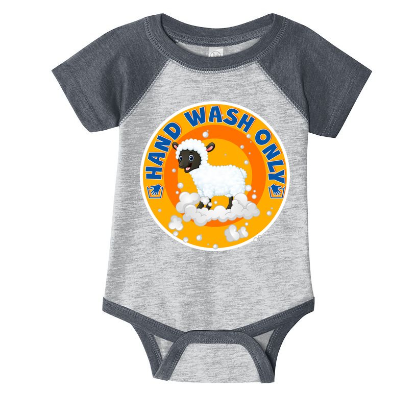 Cute Lamb Sheep Hand Wash Only Infant Baby Jersey Bodysuit