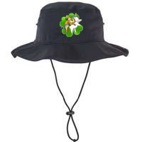 Cute Leprechaun Riding Unicorn Legacy Cool Fit Booney Bucket Hat