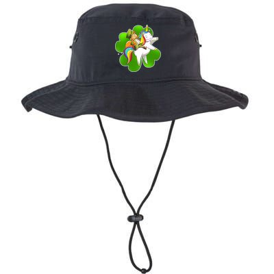 Cute Leprechaun Riding Unicorn Legacy Cool Fit Booney Bucket Hat