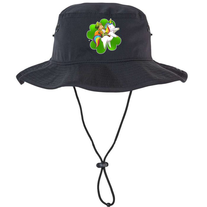 Cute Leprechaun Riding Unicorn Legacy Cool Fit Booney Bucket Hat