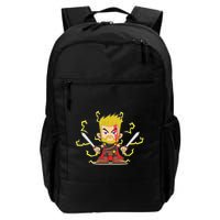 Cute Lightning Cartoon God Of Thunder Backpack