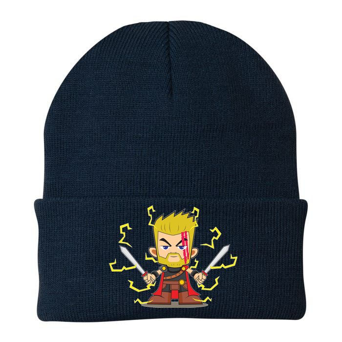 Cute Lightning Cartoon God Of Thunder Knit Cap Winter Beanie