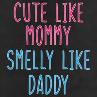 Cute Like Mommy Smelly Like Daddy Adult Drive Performance Visor