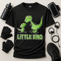 Cute Little Dino Dinosaur Little Younger Sibling Cooling Performance Crew T-Shirt