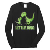 Cute Little Dino Dinosaur Little Younger Sibling Long Sleeve Shirt