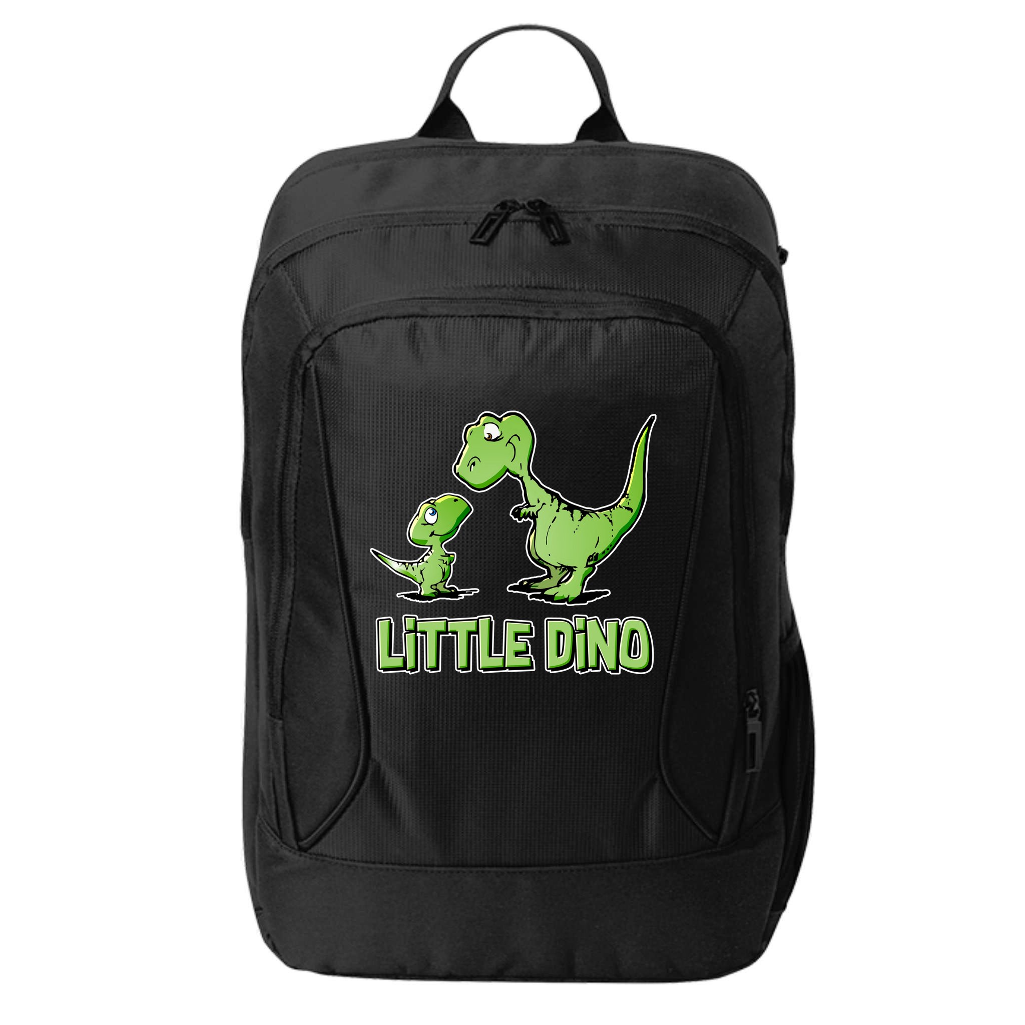 Cute Little Dino Dinosaur Little Younger Sibling City Backpack