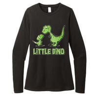 Cute Little Dino Dinosaur Little Younger Sibling Womens CVC Long Sleeve Shirt