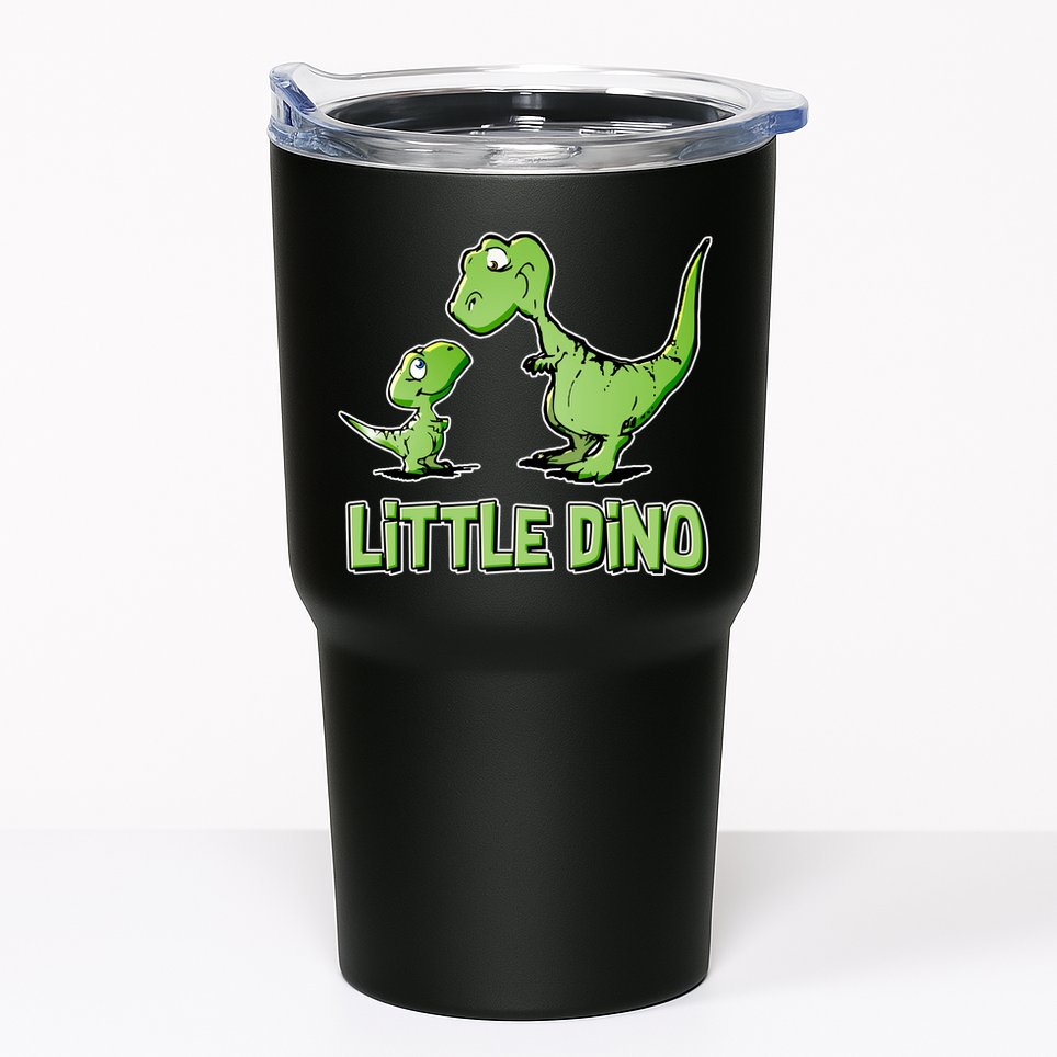 Cute Little Dino Dinosaur Little Younger Sibling Tumbler