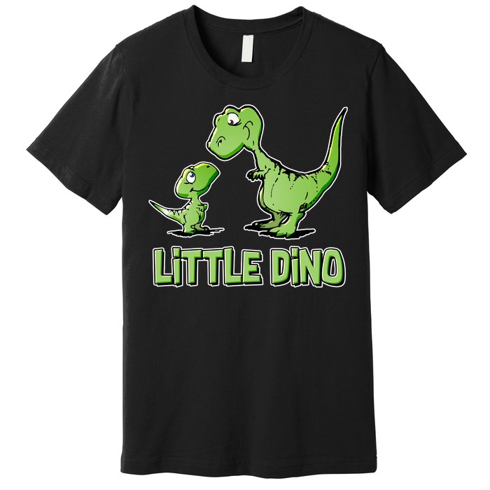 Cute Little Dino Dinosaur Little Younger Sibling Premium T-Shirt