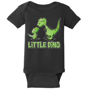 Cute Little Dino Dinosaur Little Younger Sibling Baby Bodysuit