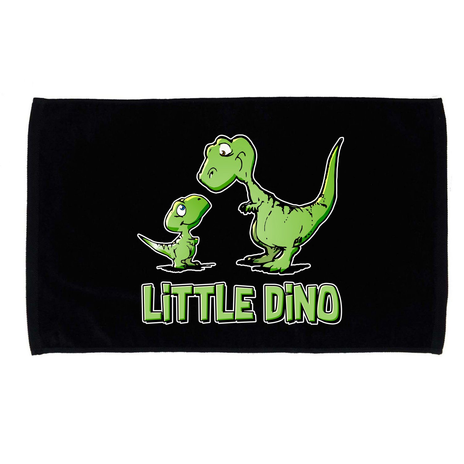 Cute Little Dino Dinosaur Little Younger Sibling Microfiber Hand Towel