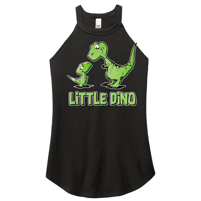 Cute Little Dino Dinosaur Little Younger Sibling Women's Perfect Tri Rocker Tank