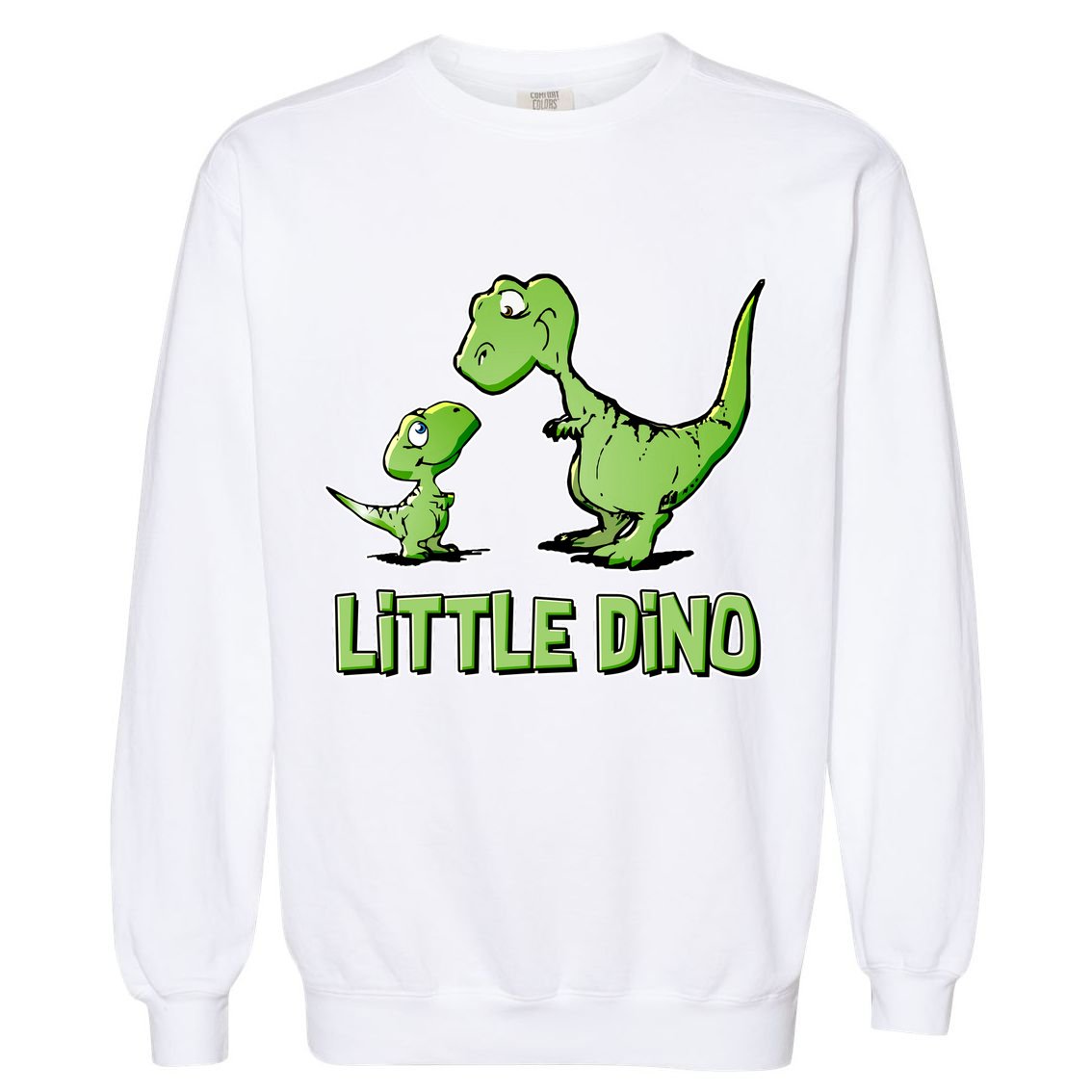 Cute Little Dino Dinosaur Little Younger Sibling Garment-Dyed Sweatshirt