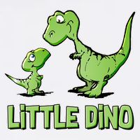 Cute Little Dino Dinosaur Little Younger Sibling Garment-Dyed Sweatshirt
