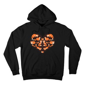 Cute Love Heart Foxes Hoodie