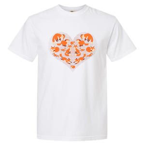 Cute Love Heart Foxes Garment-Dyed Heavyweight T-Shirt