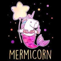 Cute Magical Mermicorn Unicorn Mermaid Cooling Performance Crew T-Shirt