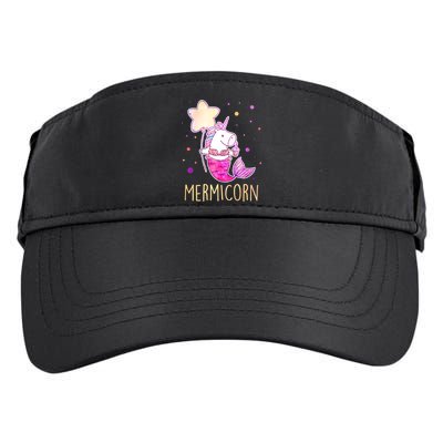 Cute Magical Mermicorn Unicorn Mermaid Adult Drive Performance Visor