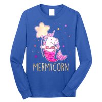 Cute Magical Mermicorn Unicorn Mermaid Long Sleeve Shirt